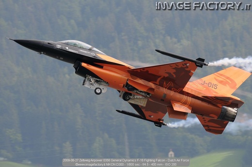 2009-06-27 Zeltweg Airpower 0356 General Dynamics F-16 Fighting Falcon - Dutch Air Force
